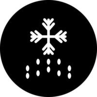 nieve vector icono estilo