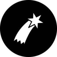 Shooting Star Vector Icon Style