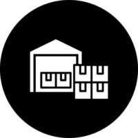 Warehouse Vector Icon Style