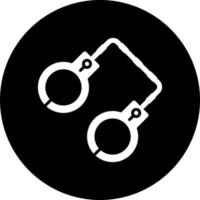 Handcuffs Vector Icon Style