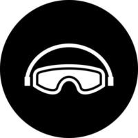 Safety Glasses Vector Icon Style