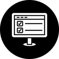 Online Survey Vector Icon Style