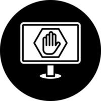 Ad Blocker Vector Icon Style