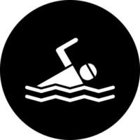 Swimming Pool Vector Icon Style