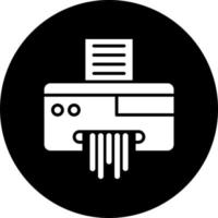 Paper Shredder Vector Icon Style