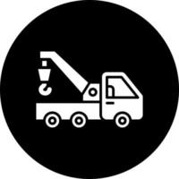 Tow Truck Vector Icon Style