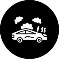 Broken Car Vector Icon Style