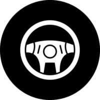 Steering Wheel Vector Icon Style