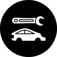 Car Body Repair Vector Icon Style