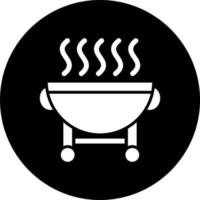Bbq Grilll Vector Icon Style