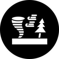 Wind Disaster Vector Icon Style