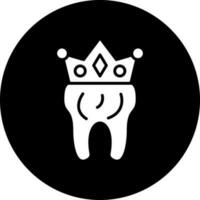 Dental Crown Vector Icon Style