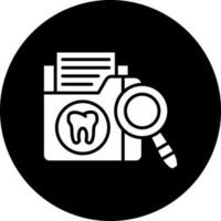 Tooth Analysis Vector Icon Style