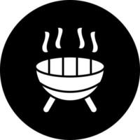 BBQ Grill Vector Icon Style