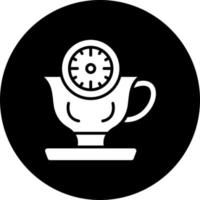 té hora vector icono estilo