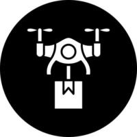 Drone Delivery Vector Icon Style