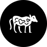 vaca vector icono estilo
