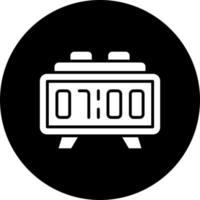 Digital Clock Vector Icon Style