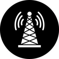 Signal Tower Vector Icon Style