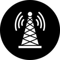 Signal Tower Vector Icon Style