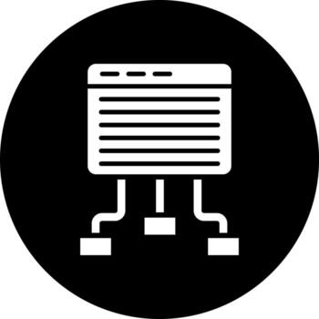 Website Structure Vector Icon Style