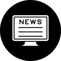Online News Vector Icon Style