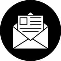 Newsletter Vector Icon Style