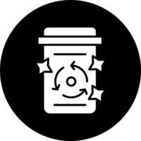 Garbage Cleaning Vector Icon Style