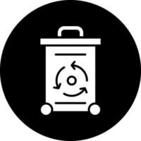 Trash Bin Vector Icon Style