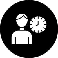 solo hora vector icono estilo