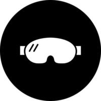 gafas de protección vector icono estilo