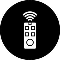 Smart Remote Control Vector Icon Style