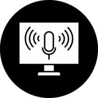 Voice Control Vector Icon Style