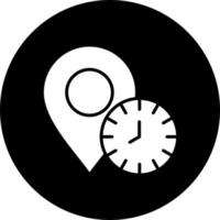 Local Time Vector Icon Style