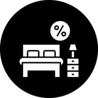 Room Discount Vector Icon Style