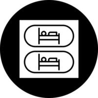 Capsule Hotel Vector Icon Style