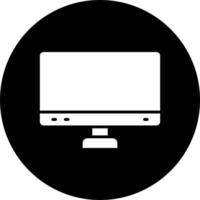 TV Monitor Vector Icon Style