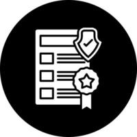 Privacy Policy Template Vector Icon Style