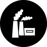 Chimney Pollution Vector Icon Style