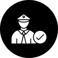 Corrections Officers Vector Icon Style