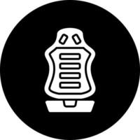 Racing Car Seat Vector Icon Style