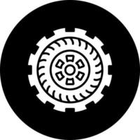 Tire Vector Icon Style