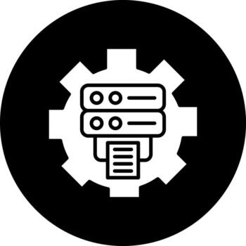Data Processing Vector Icon Style