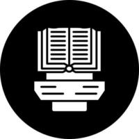 Book Display Vector Icon Style