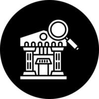 Explore The Museum Vector Icon Style