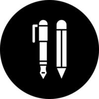 Pen And Pencil Vector Icon Style