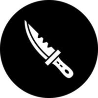 Diving Knife Vector Icon Style