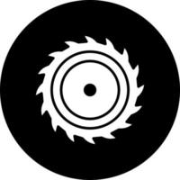 Circular Saw Vector Icon Style