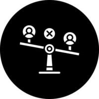 Inequality Vector Icon Style
