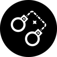 Handcuffs Vector Icon Style